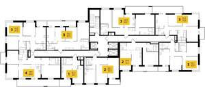 2-к квартира, вторичка, 55м2, 24/24 этаж