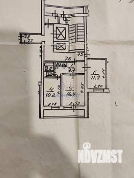 2-к квартира, вторичка, 50м2, 4/16 этаж