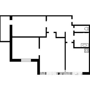 3-к квартира, вторичка, 59м2, 4/9 этаж
