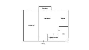 2-к квартира, вторичка, 72м2, 20/22 этаж