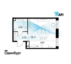 Студия квартира, вторичка, 35м2, 2/24 этаж