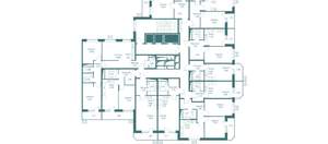 1-к квартира, вторичка, 45м2, 16/24 этаж