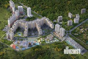 3-к квартира, строящийся дом, 83м2, 2/24 этаж