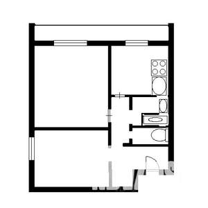 2-к квартира, вторичка, 38м2, 14/14 этаж