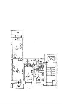 3-к квартира, вторичка, 57м2, 5/9 этаж