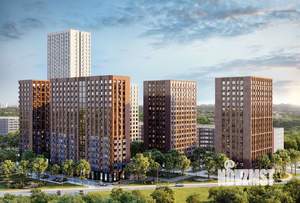 3-к квартира, строящийся дом, 67м2, 4/17 этаж