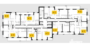 2-к квартира, вторичка, 61м2, 24/24 этаж