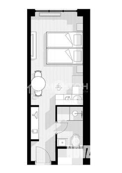 Студия квартира, вторичка, 24м2, 15/16 этаж