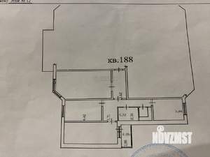 3-к квартира, вторичка, 87м2, 12/19 этаж