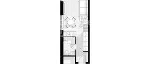 Студия квартира, вторичка, 25м2, 2/16 этаж