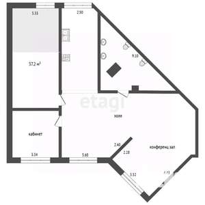 4-к квартира, вторичка, 105м2, 4/24 этаж