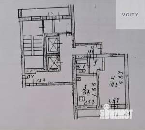 1-к квартира, вторичка, 35м2, 3/12 этаж