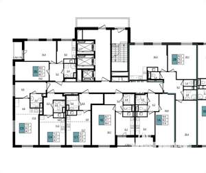 2-к квартира, строящийся дом, 79м2, 3/25 этаж