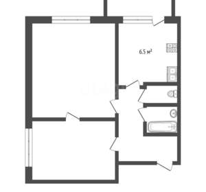 2-к квартира, вторичка, 38м2, 3/12 этаж