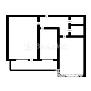 2-к квартира, вторичка, 50м2, 9/9 этаж