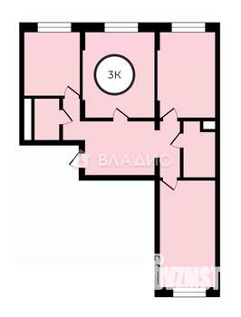 3-к квартира, вторичка, 91м2, 2/25 этаж