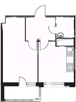 1-к квартира, вторичка, 38м2, 22/25 этаж