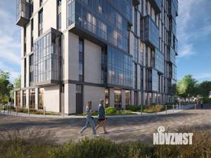 2-к квартира, строящийся дом, 47м2, 6/25 этаж