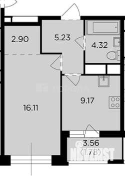 1-к квартира, вторичка, 38м2, 8/24 этаж
