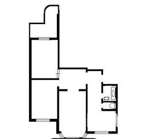 3-к квартира, вторичка, 76м2, 12/17 этаж