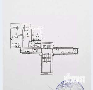 2-к квартира, вторичка, 47м2, 8/12 этаж