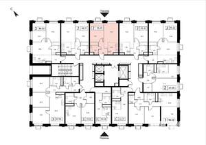 2-к квартира, вторичка, 35м2, 3/17 этаж