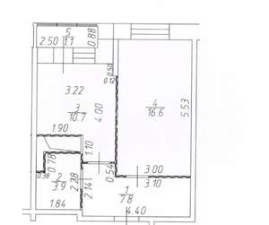 1-к квартира, вторичка, 41м2, 6/25 этаж