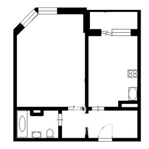 1-к квартира, вторичка, 45м2, 17/21 этаж