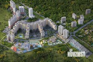 1-к квартира, строящийся дом, 39м2, 13/24 этаж