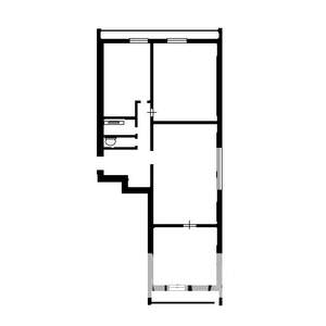 3-к квартира, вторичка, 66м2, 8/12 этаж