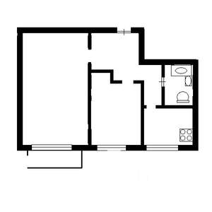 2-к квартира, вторичка, 47м2, 11/12 этаж