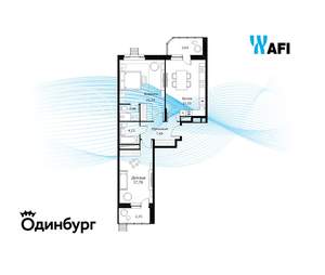 2-к квартира, вторичка, 83м2, 19/24 этаж