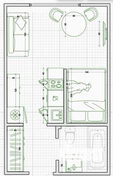 Студия квартира, вторичка, 23м2, 14/16 этаж