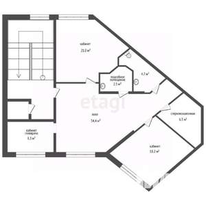 4-к квартира, вторичка, 96м2, 2/24 этаж