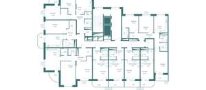 2-к квартира, вторичка, 82м2, 10/24 этаж