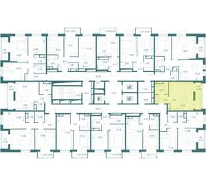 Студия квартира, вторичка, 34м2, 17/24 этаж
