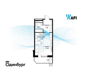 Студия квартира, вторичка, 40м2, 10/24 этаж