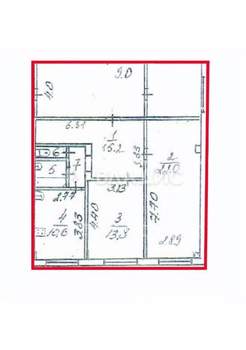 2-к квартира, вторичка, 67м2, 3/4 этаж