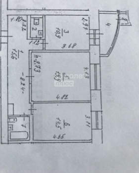 2-к квартира, вторичка, 67м2, 9/15 этаж