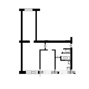 3-к квартира, вторичка, 61м2, 5/5 этаж
