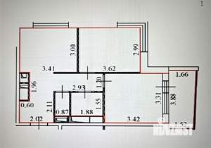2-к квартира, вторичка, 46м2, 21/25 этаж