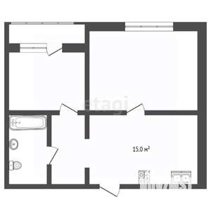 2-к квартира, вторичка, 42м2, 11/17 этаж
