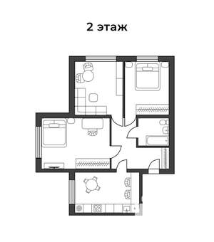 3-к квартира, вторичка, 72м2, 2/26 этаж