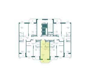 Студия квартира, вторичка, 38м2, 17/20 этаж