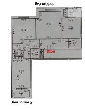 3-к квартира, вторичка, 83м2, 3/25 этаж