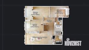 4-к квартира, вторичка, 100м2, 11/22 этаж
