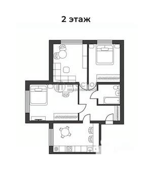 3-к квартира, вторичка, 72м2, 2/26 этаж