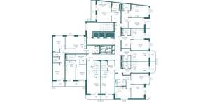 3-к квартира, вторичка, 78м2, 21/22 этаж