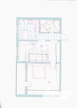 2-к квартира, вторичка, 53м2, 2/9 этаж