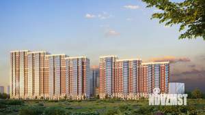 1-к квартира, строящийся дом, 40м2, 7/19 этаж